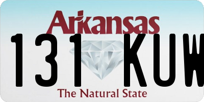 AR license plate 131KUW
