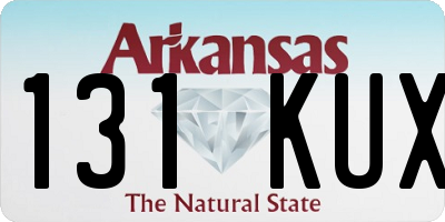AR license plate 131KUX