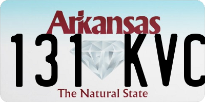 AR license plate 131KVC