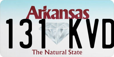 AR license plate 131KVD