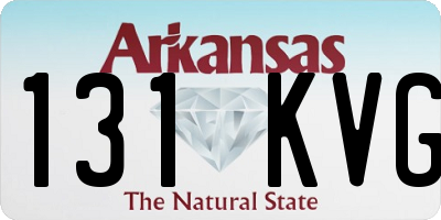 AR license plate 131KVG