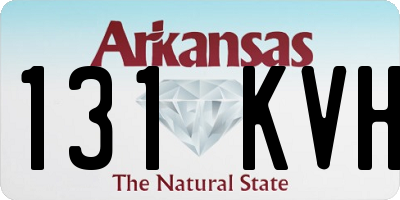 AR license plate 131KVH
