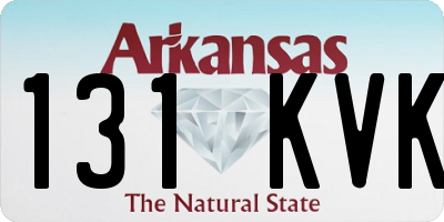 AR license plate 131KVK