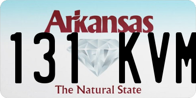 AR license plate 131KVM