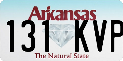 AR license plate 131KVP