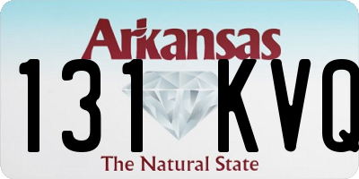 AR license plate 131KVQ