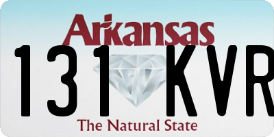 AR license plate 131KVR