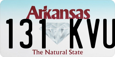 AR license plate 131KVU
