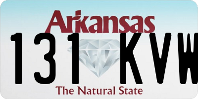 AR license plate 131KVW