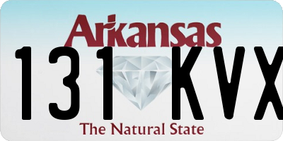 AR license plate 131KVX