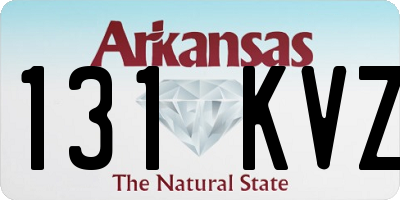 AR license plate 131KVZ
