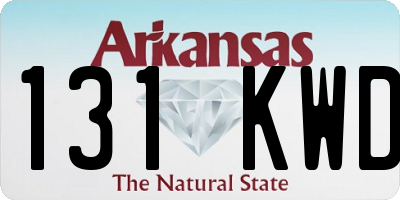 AR license plate 131KWD