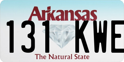 AR license plate 131KWE