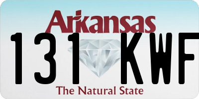 AR license plate 131KWF