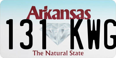 AR license plate 131KWG