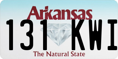 AR license plate 131KWI