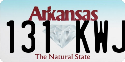 AR license plate 131KWJ