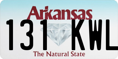 AR license plate 131KWL