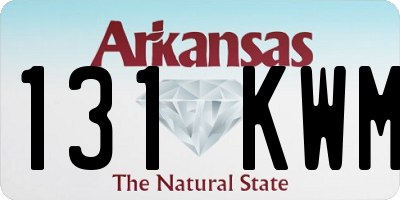 AR license plate 131KWM