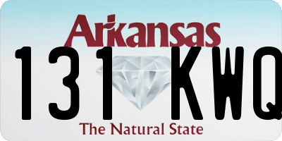 AR license plate 131KWQ