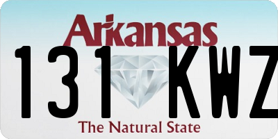 AR license plate 131KWZ