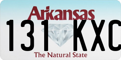AR license plate 131KXC