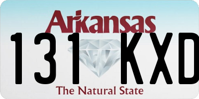 AR license plate 131KXD