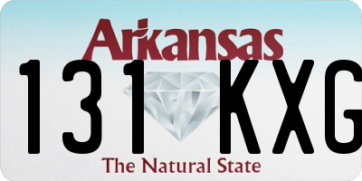 AR license plate 131KXG