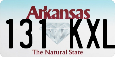 AR license plate 131KXL