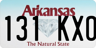 AR license plate 131KXO