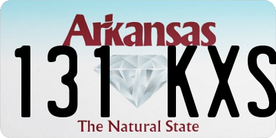 AR license plate 131KXS