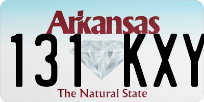 AR license plate 131KXY