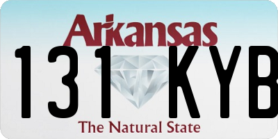 AR license plate 131KYB