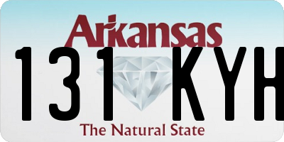 AR license plate 131KYH
