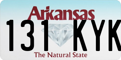 AR license plate 131KYK