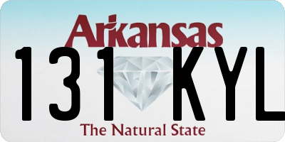 AR license plate 131KYL