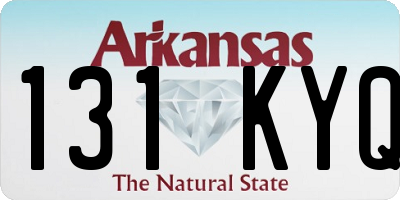 AR license plate 131KYQ