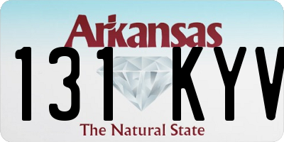 AR license plate 131KYV