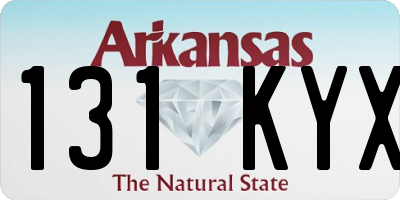 AR license plate 131KYX