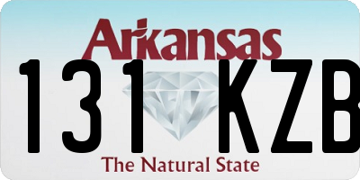 AR license plate 131KZB