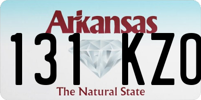 AR license plate 131KZO