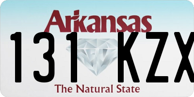 AR license plate 131KZX