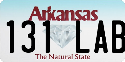 AR license plate 131LAB