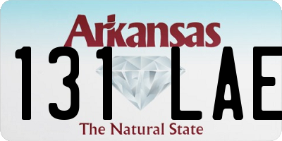AR license plate 131LAE