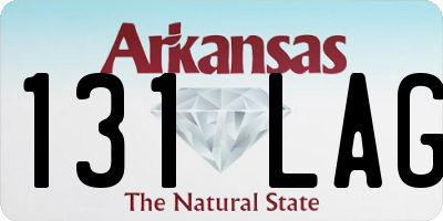 AR license plate 131LAG