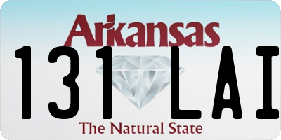 AR license plate 131LAI