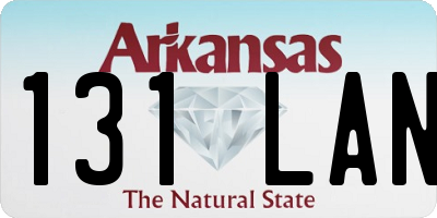 AR license plate 131LAN