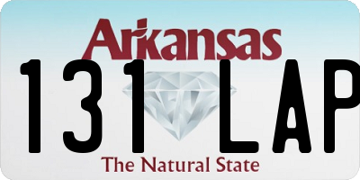 AR license plate 131LAP