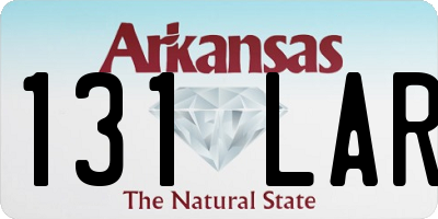 AR license plate 131LAR