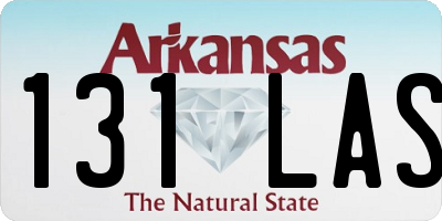 AR license plate 131LAS